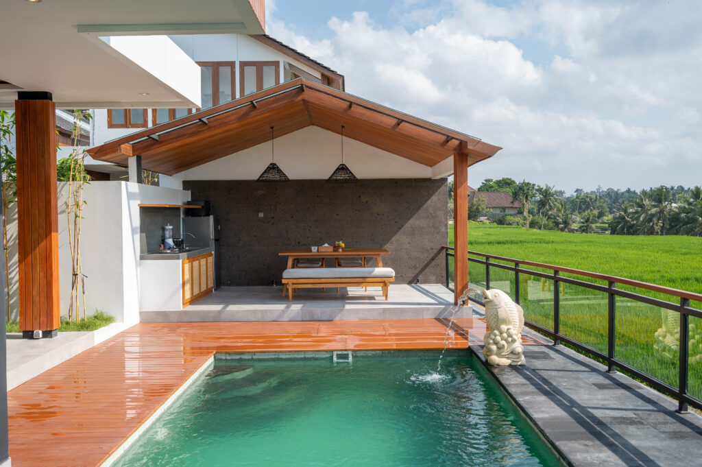 Villa with view in Ubud