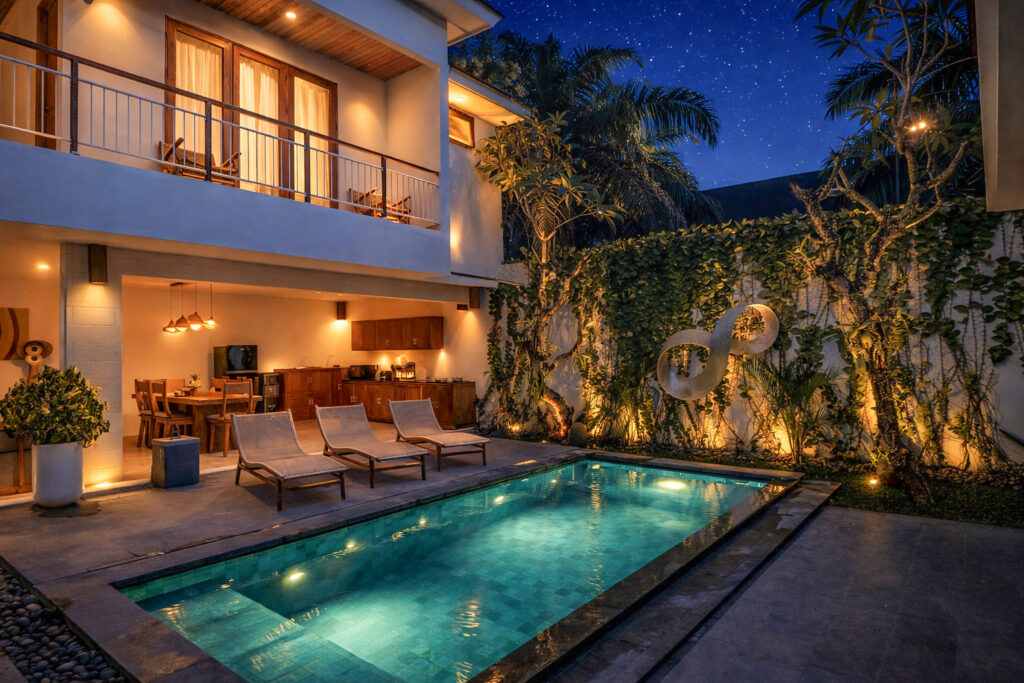 3 bedroom private pool villa in Ubud