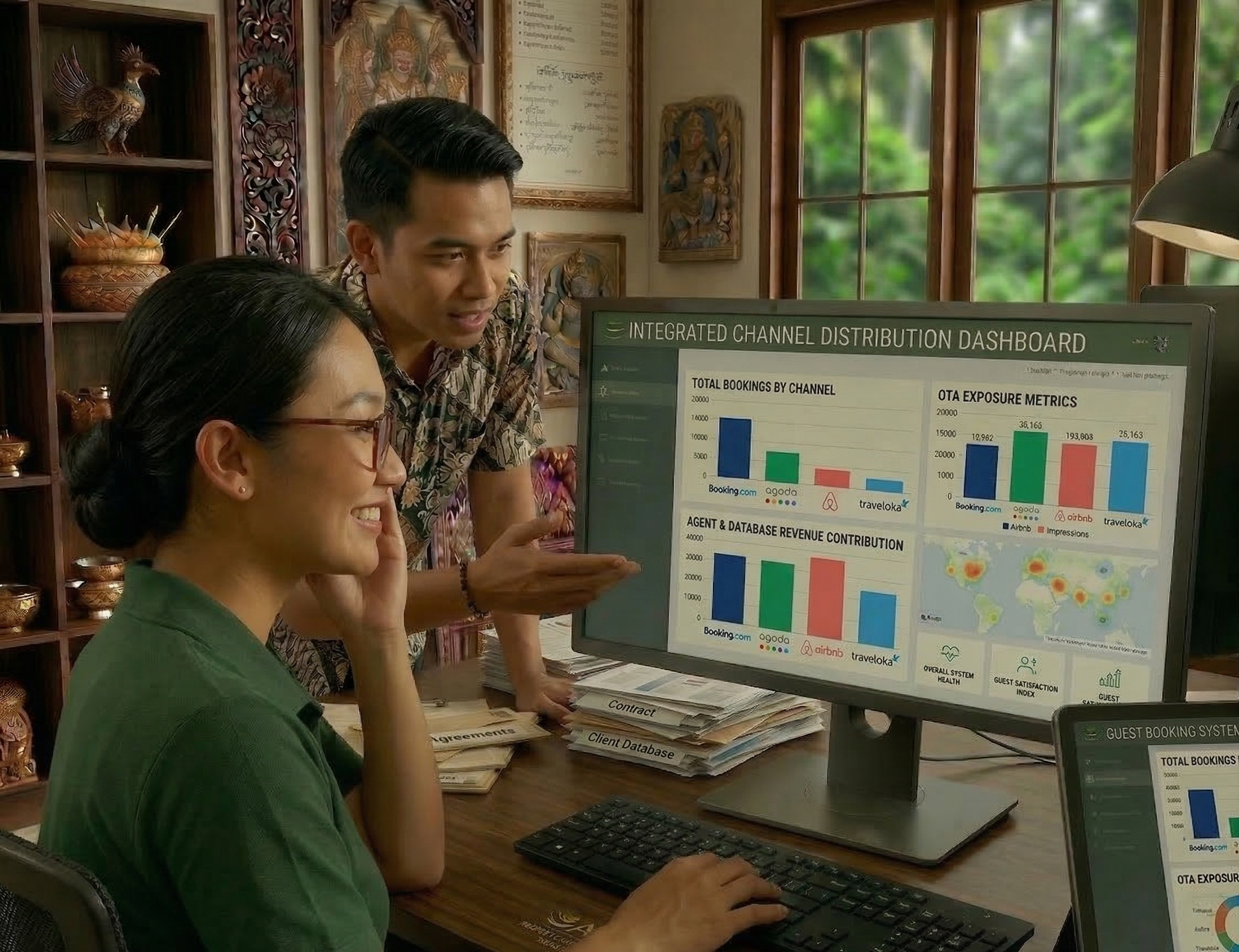 channel distribution at Omkara Experience